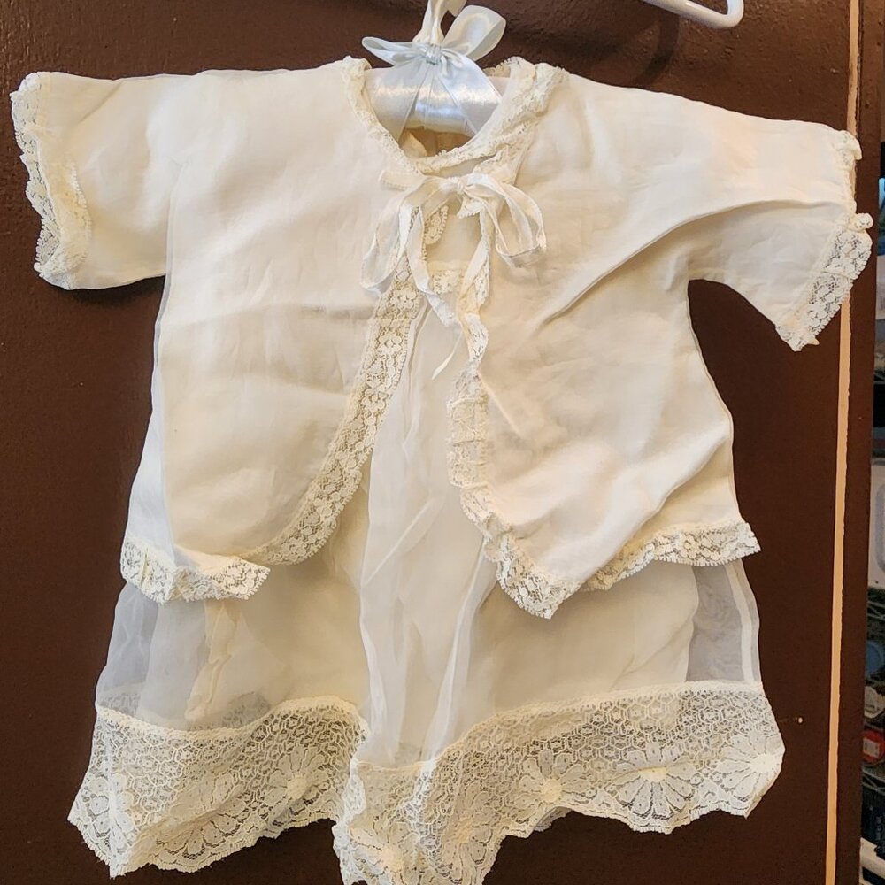 Vintage Ivory Baptismal Gown